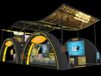 艾美e族 廣州美博會展臺設計