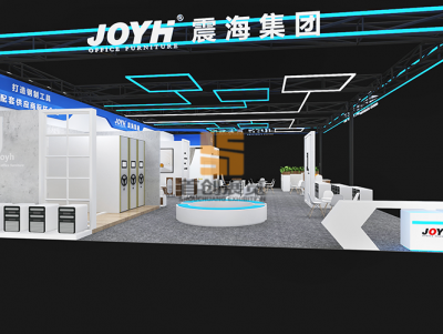 震海效果圖 家博會(huì)展覽設(shè)計(jì)圖