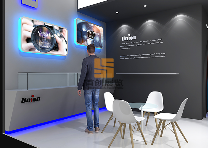 聯合光電 展臺裝修搭建設計(圖3)