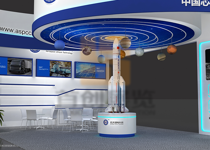 江蘇鋰電 展臺設計效果圖(圖3)