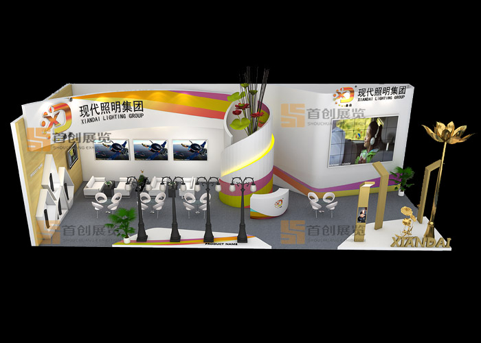 現代 照明展臺設計(圖2)