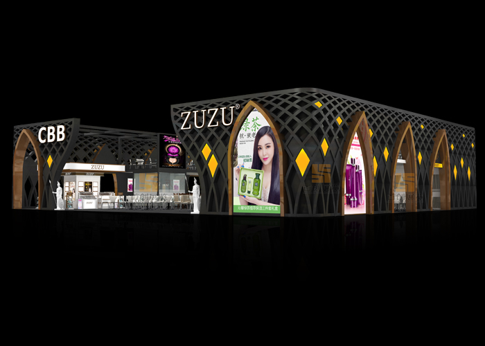 嘉裕祥美 美博會展會設(shè)計(圖3)