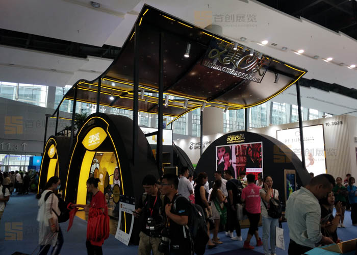 艾美e族 廣州美博會展臺設計(圖3)